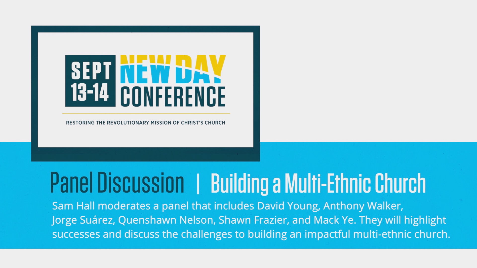 NDC 18 | Building a Multi-Ethnic Church | Panel Discussion