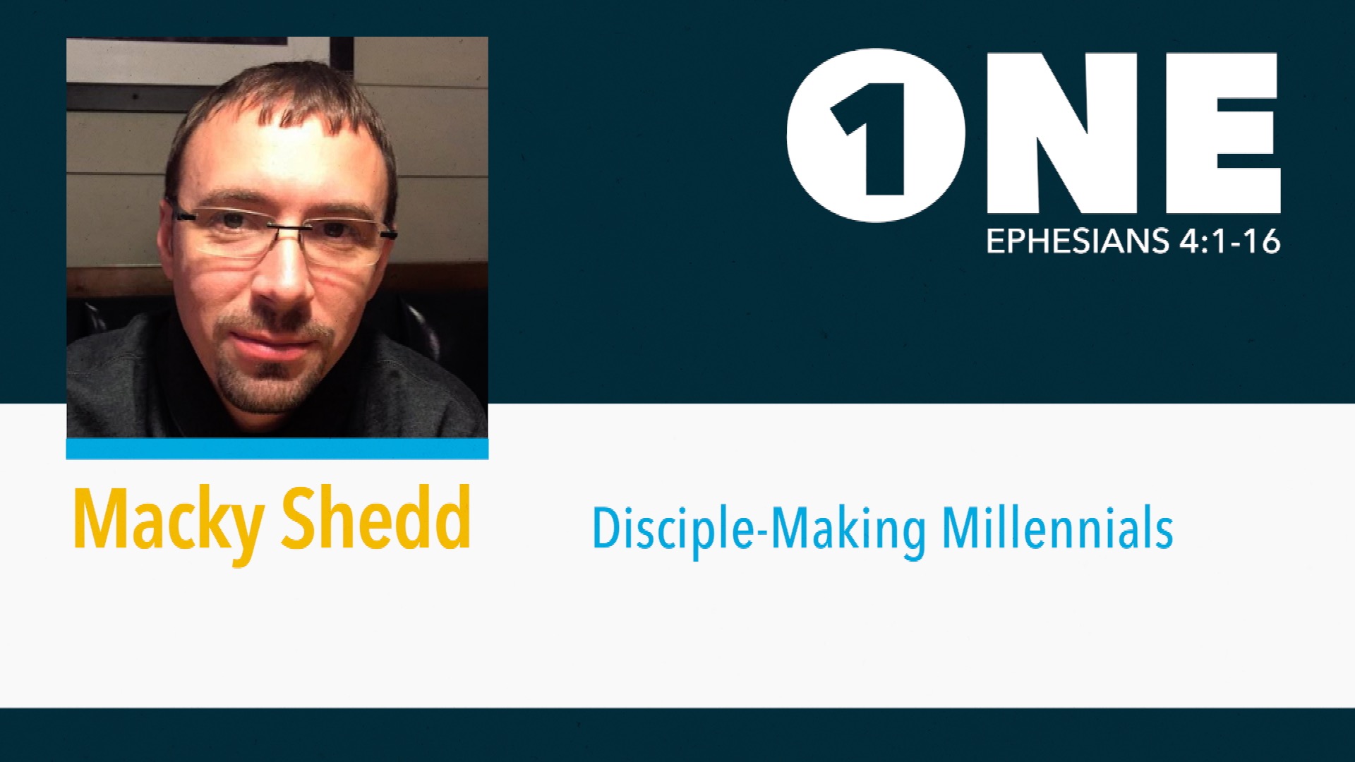 NDC 19 | Macky Shedd | Disciple-Making Millennials