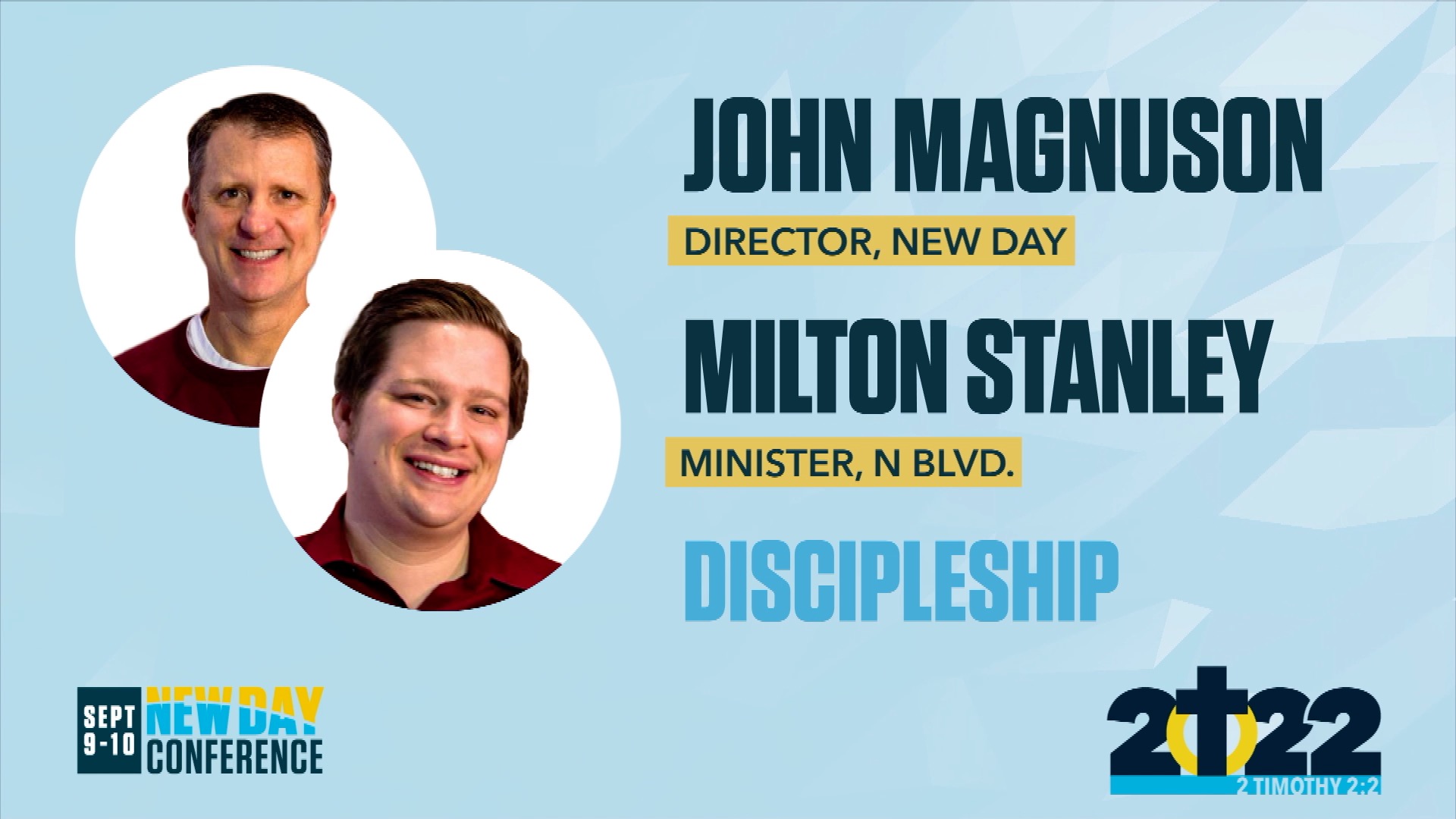 NDC 21 | Discipleship | Pre-Conference